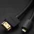 Kabel przewód Micro HDMI - HDMI 4K 60Hz 3m czarny