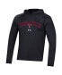 Фото #3 товара Men's Black Texas Tech Red Raiders 2023 Sideline Tech Hooded Raglan Long Sleeve T-shirt