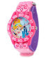 Фото #1 товара Наручные часы для детей ewatchfactory Cinderella Girls' Pink Plastic "Учитель"