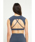 Women's Strappy Back Crop Top