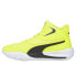 Фото #3 товара Puma Triple Mid Basketball Mens Yellow Sneakers Athletic Shoes 376451-04