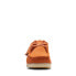 Фото #3 товара Clarks Wallabee 26173637 Mens Orange Oxfords & Lace Ups Casual Shoes