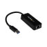 Фото #3 товара StarTech.com USB 3.0 to Gigabit Ethernet Adapter NIC w/ USB Port - Black - Wired - USB - Ethernet - 5000 Mbit/s - Black