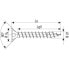 SPAX 3336948 - Screw - Steel - Wood - General utility - Full thread - Flat head