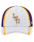 Men's White, Purple LSU Tigers Iconic Flex Hat