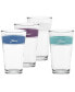 Фото #1 товара Coastal Frame 16 Ounce Tapered Cooler Glass, Set of 4