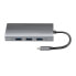 Фото #10 товара LogiLink UA0383 - Wired - USB 3.2 Gen 1 (3.1 Gen 1) Type-C - 100 W - 3.5 mm - 10,100,1000 Mbit/s - Silver