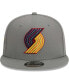 Фото #2 товара Men's Gray Portland Trail Blazers Color Pack 9FIFTY Snapback Hat