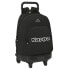 Фото #1 товара Школьный рюкзак с колесиками Kappa Black Чёрный (33 x 45 x 22 cm)