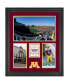 Фото #1 товара Minnesota Gophers TCF Bank Stadium Framed 20'' x 24'' 3-Opening Collage