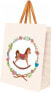 Фото #1 товара Подарочная упаковка Cozywood Торба декоративная большая Коник на качелях
