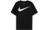 Футболка мужская Nike Sportswear Swoosh черная XL - фото #2