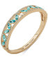 ფოტო #1 პროდუქტის Gold-Tone Pavé & Navette Stone Bangle Bracelet