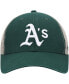 ფოტო #3 პროდუქტის Men's Green Oakland Athletics Flagship Wash MVP Trucker Snapback Hat