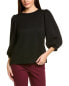 Фото #1 товара Anne Klein Mixed Media Pullover Women's