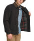 Фото #3 товара Men's Plaid-Lined Canvas Chore Jacket