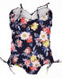 Фото #2 товара Joules Delphine One-Piece Swimsuit Women's Sz. 10 (Navy/White) 149882