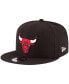 Men's Black Chicago Bulls Official Team Color 9FIFTY Snapback Hat