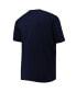 Men's Navy Dallas Mavericks Big and Tall Heart and Soul T-shirt Синий, 6xb - фото #4