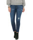 Women's "Ab"Solution Elastic Waistband Vintage-Like Skinny Jeans