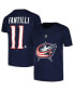 ფოტო #1 პროდუქტის Big Boys Adam Fantilli Navy Columbus Blue Jackets Player Name and Number T-shirt