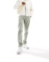 Фото #1 товара ASOS DESIGN pull on chino in sage green with elasticated waist