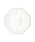 Amelie Forest Green Rim 10.5" Dinner Plate