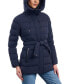 Фото #3 товара Women's Belted Packable Puffer Coat