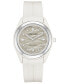 ფოტო #1 პროდუქტის Women's White Solar Ocean Work Plastic Metal Watch, 38.5mm