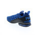 Фото #11 товара Puma Axelion Bubble Graphic 37809801 Mens Blue Canvas Athletic Running Shoes
