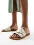 Фото #5 товара Public Desire Lyra crossover flat sandal in cream