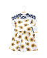 ფოტო #2 პროდუქტის Baby Girls Cotton Dresses, Sunflower