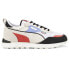 Фото #1 товара Puma Rider Fv Fandom Lace Up Mens White Sneakers Casual Shoes 38717701
