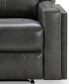 Фото #9 товара Rhodes 60" Top-Grain Leather Manual Reclining Loveseat