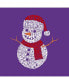 Фото #3 товара Christmas Snowman - Girl's Child Word Art T-Shirt