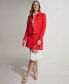 ფოტო #5 პროდუქტის Women's Cropped Long-Sleeve Tweed Blazer