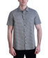 ფოტო #1 პროდუქტის Men's Solid Woven Shirt