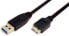 Фото #1 товара Кабель USB 3.0 3м LogiLink черный 3.2 Gen 1 (3.1 Gen 1) для подключения Male/Male Micro-USB B - USB A