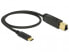 Фото #1 товара Кабель USB 83674 Delock 0.5 м USB C - USB B 3.2 Gen 2 (3.1 Gen 2) 10000 Mbit/s черный