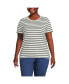 Ivory/black breton stripe