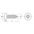 EUROMARINE A4 DIN 7981 4.8x50 mm Sheet Screw Серебристый - фото #3