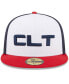 Фото #3 товара Men's White Charlotte Knights Authentic Collection Alternate Logo 59FIFTY Fitted Hat