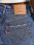 Фото #2 товара Levi's ribcage straight leg ankle jeans in mid wash