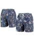 Men's Navy Virginia Cavaliers Vintage-Like Floral Swim Trunks