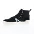 Lacoste L004 Mid 0722 2 CMA Mens Black Canvas Lifestyle Sneakers Shoes
