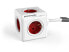 Фото #2 товара Allocacoc PowerCube - 3 m - Indoor - Plastic - Red - White - CE - KEMA - TuV - RoHS - 1 AC outlet(s)