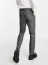 Фото #3 товара New Look skinny smart trouser in grey check