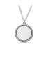 ფოტო #3 პროდუქტის Unisex Religious Medal Medallion Jesus Pendant Necklace for Women and Men - .925 Sterling Silver