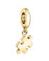 Фото #1 товара Gold-plated Puzzle steel pendant SCZ1331