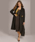 ფოტო #7 პროდუქტის Women's Faux-Wrap Satin Skirt